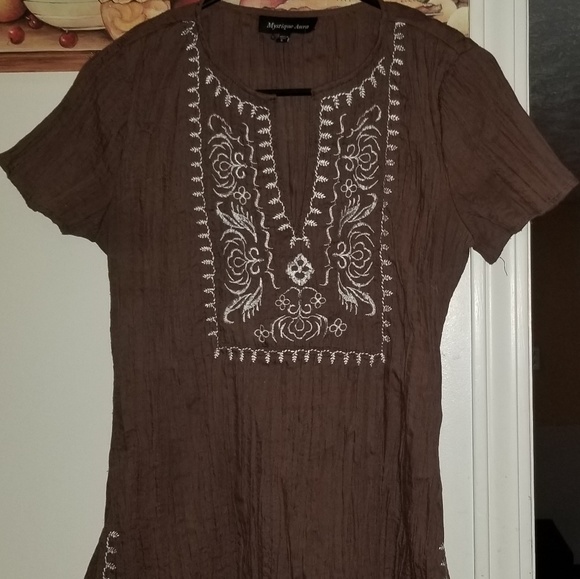 Mystique  Aura short sleeve  top - Picture 6 of 6